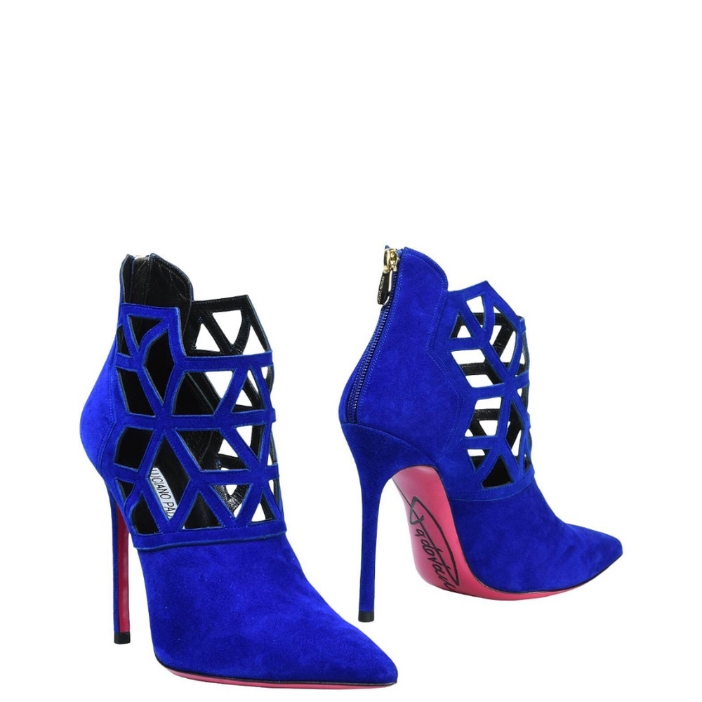 Luciano Padovan Cobalt Blue Heels IT 40/ US 9.5-10